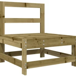 vidaXL 4-delige Loungeset geïmpregneerd grenenhout