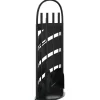 vidaXL 5-delige openhaardgereedschapset 23x15x66 cm staal