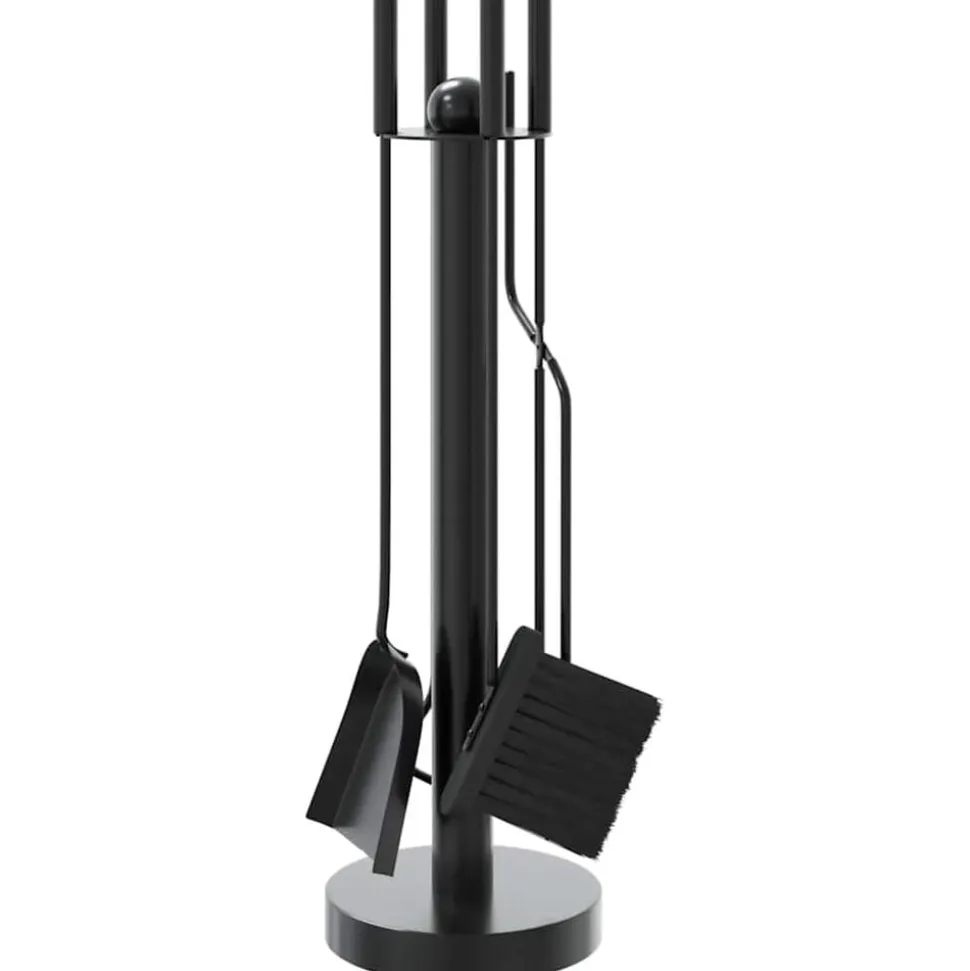 vidaXL 5-delige openhaardgereedschapset 18x56 cm staal