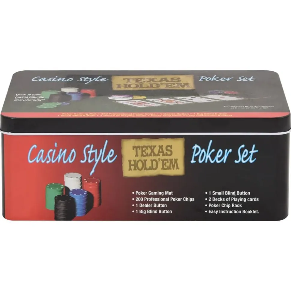 vidaXL 200-delige Pokerset 4 g