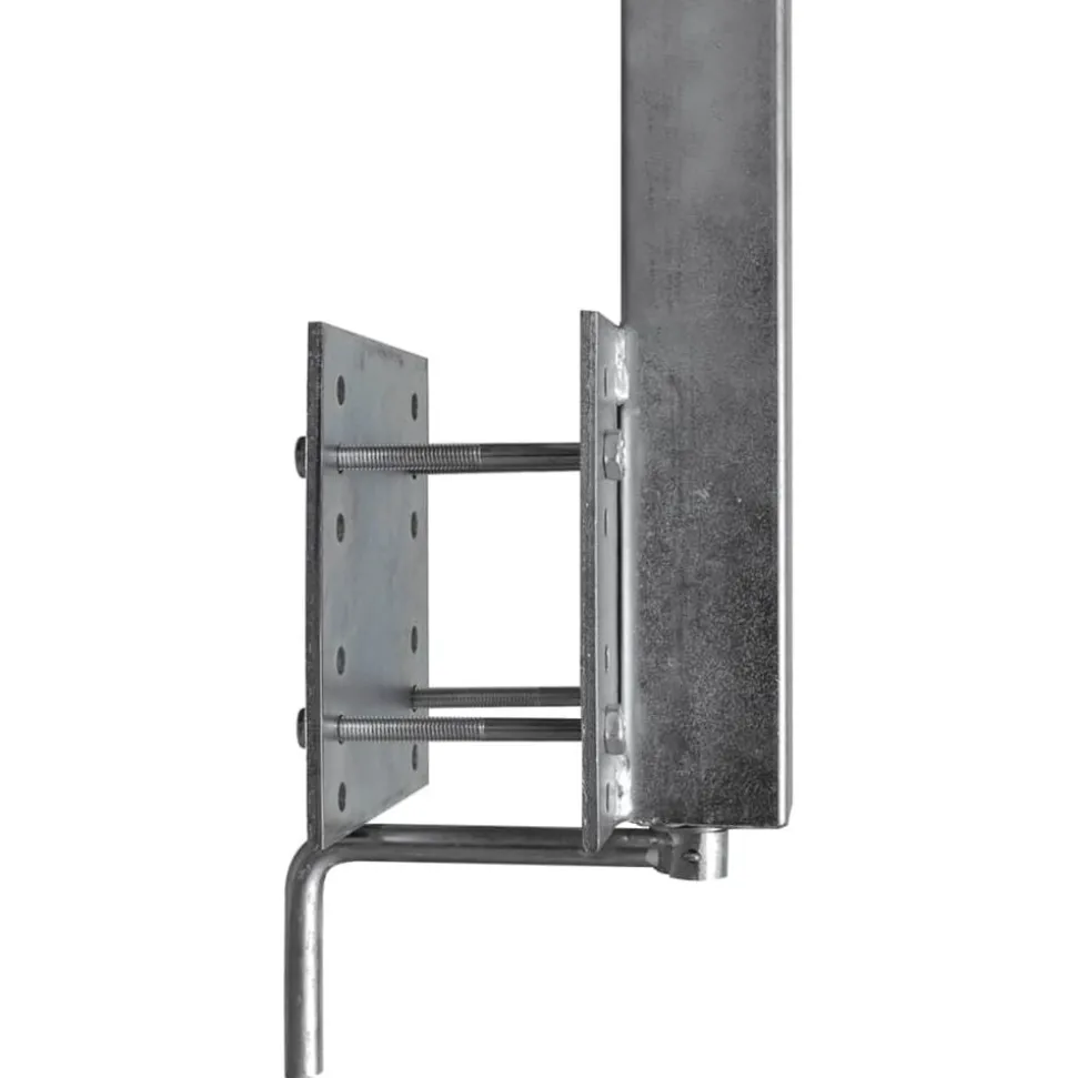 vidaXL 2-delige Rollerboegsteunenset voor boottrailer 59-84 cm