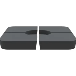vidaXL 4-delige Set parasolvoeten voor kruisvoet parasol 100 kg PP
