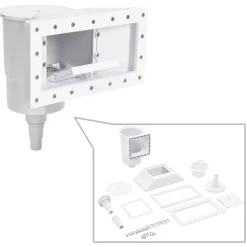 vidaXL 11-delige Zwembadskimmer 34,3x25x30,5 cm