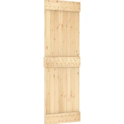 vidaXL Deur NARVIK Naturel 70 x 210 cm Massief Grenenhout