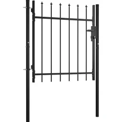 vidaXL Deurhek Boxtel met speerpunt bovenaan 100x75 cm