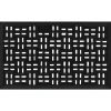 vidaXL Deurmat rechthoekig 45x75 cm rubber