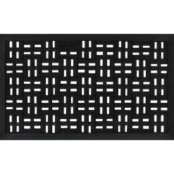 vidaXL Deurmat rechthoekig 45x75 cm rubber