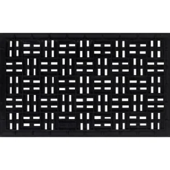 vidaXL Deurmat rechthoekig 45x75 cm rubber