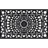 vidaXL Deurmat rechthoekig 45x75 cm rubber