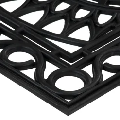 vidaXL Deurmat rechthoekig 45x75 cm rubber