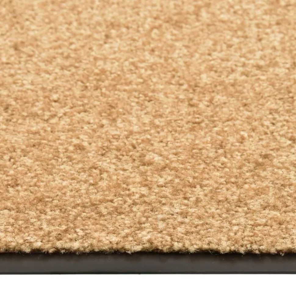 vidaXL Deurmat wasbaar 40x60 cm crème