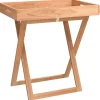 vidaXL Dienbladtafel inklapbaar 52x36x56,5 cm walnotenhout