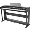 vidaXL Digitale piano met pedalen 88 toetsen zwart