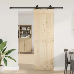 vidaXL Doos met onderdelen voor schuifdeur 183 cm staal zwart