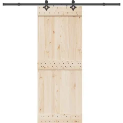 vidaXL Doos met onderdelen voor schuifdeur 213,5 cm staal zwart