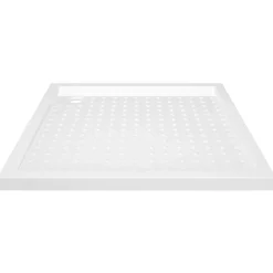 vidaXL Douchebak met noppen 80x80x4 cm ABS wit