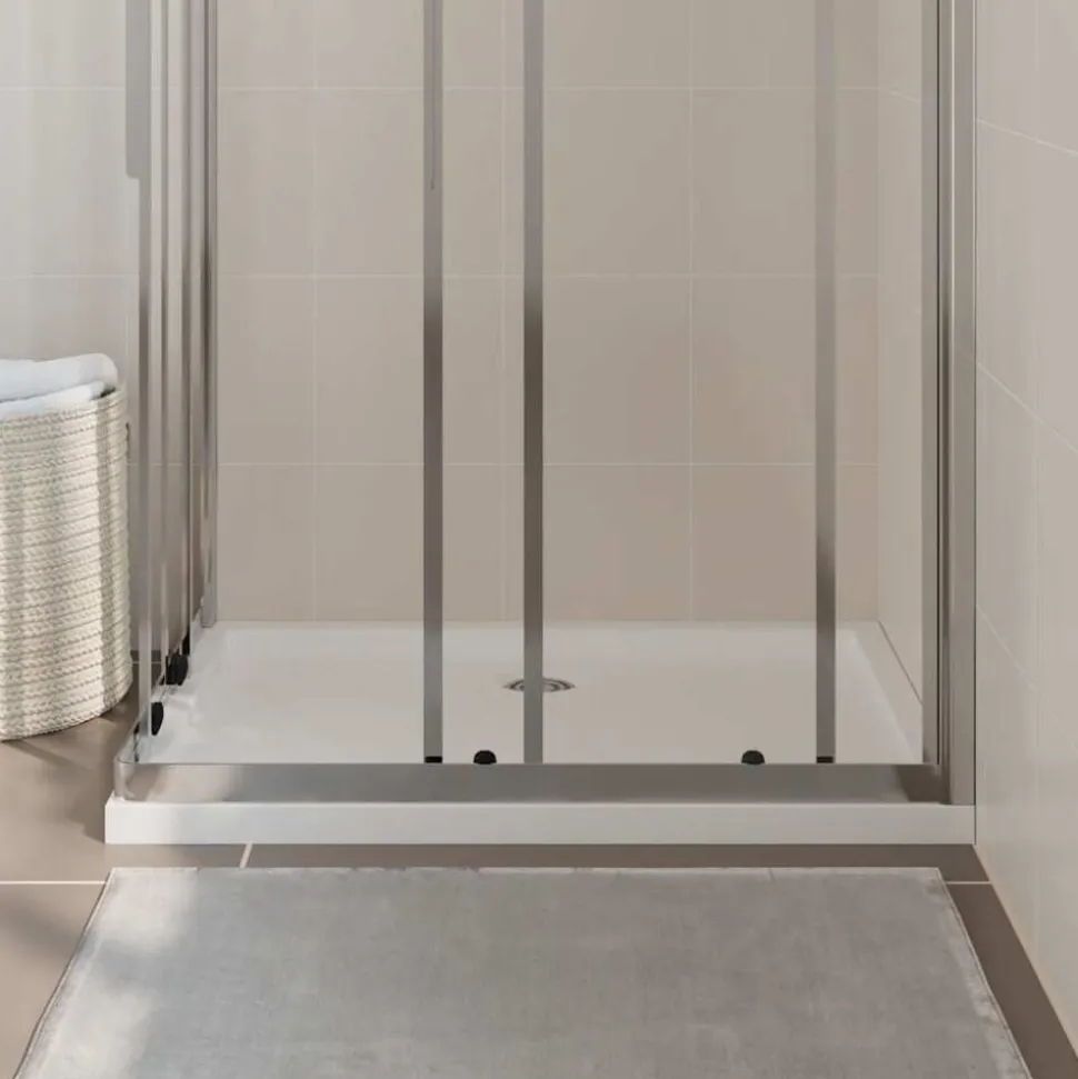 vidaXL Douchebak rechthoekig 70x90 cm ABS