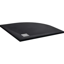 vidaXL Douchebak 90x90 cm SMC zwart