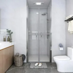 vidaXL Douchedeur 71x190 cm ESG transparant