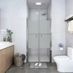 vidaXL Douchedeur 71x190 cm ESG halfmat