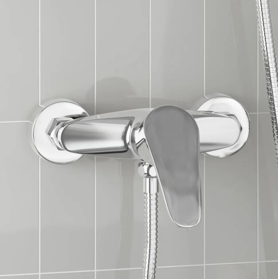 vidaXL Douchemengkraan Chroom G 1 / 2 inch