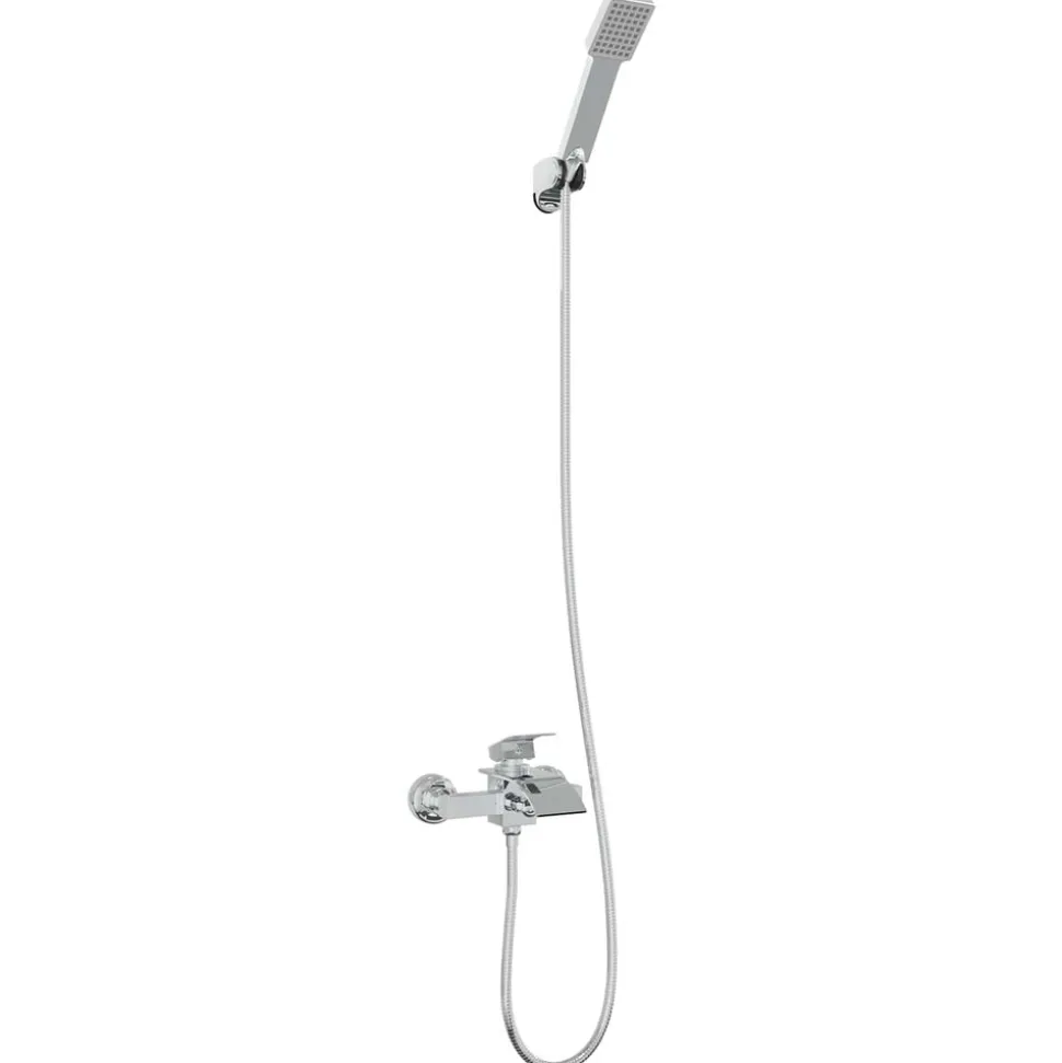 vidaXL Doucheset Chroom G 1 / 2 inch