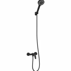 vidaXL Doucheset Zwart G 1 / 2 inch Koper