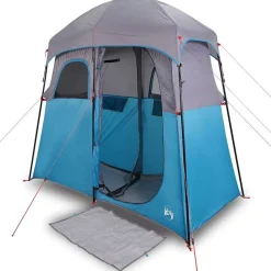 vidaXL Douchetent 2-persoons waterdicht blauw