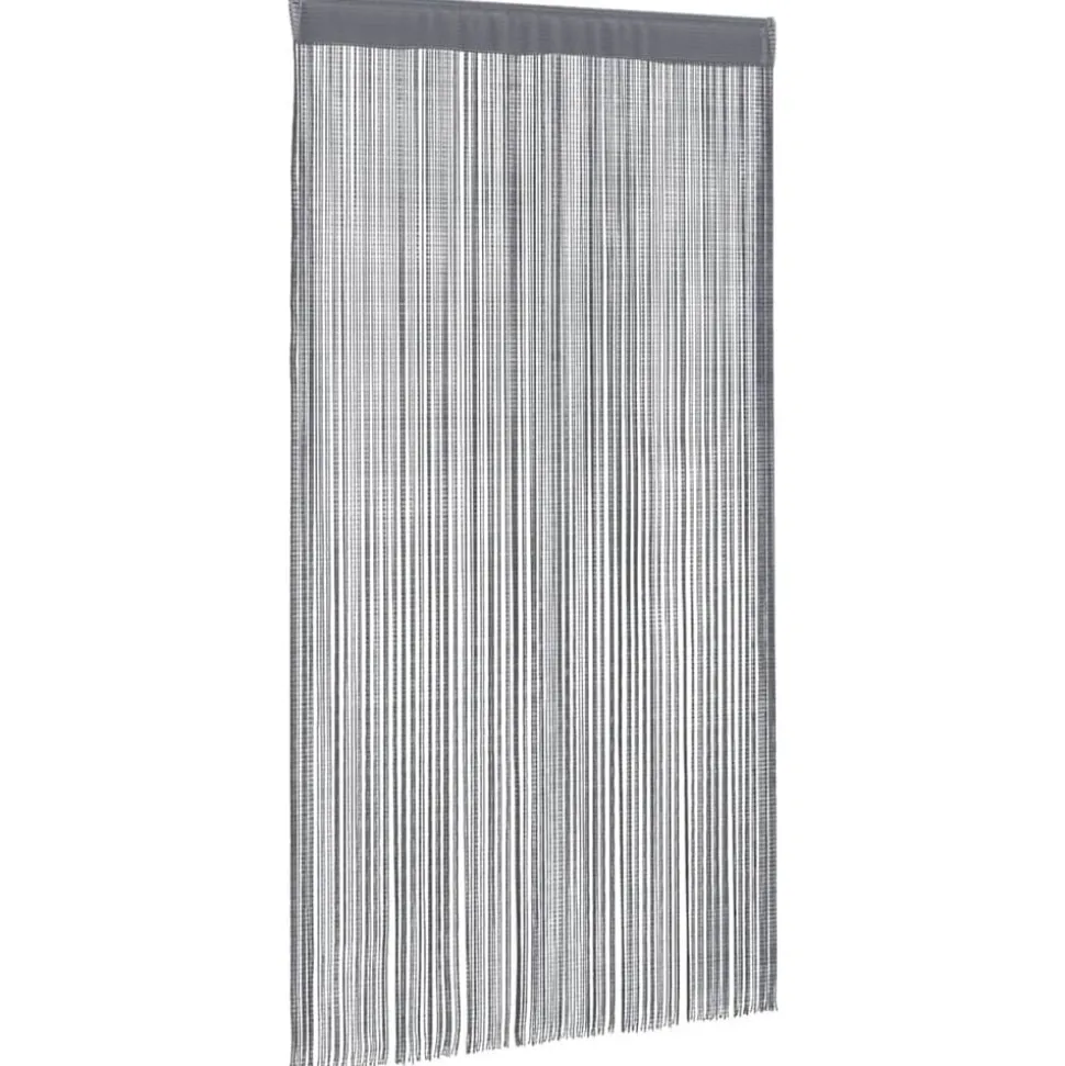 vidaXL Draadgordijnen 2 st Antraciet 100x250 cm