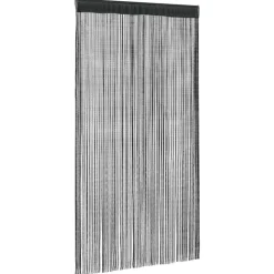 vidaXL Draadgordijnen 2 st 100x250 cm zwart