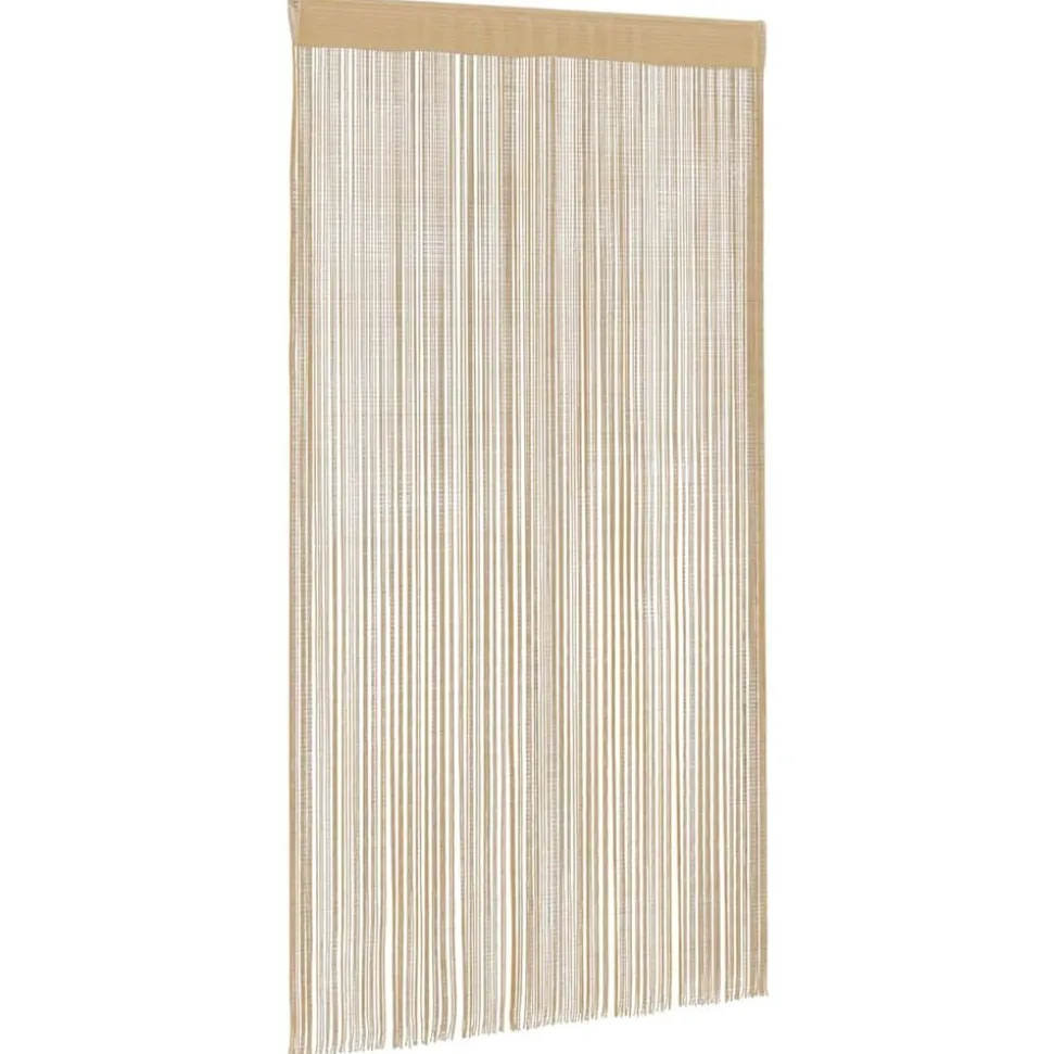 vidaXL Draadgordijnen 100x250 cm beige 2 st