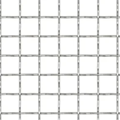 vidaXL Draadhek geweven gaas 50x50 cm 11x11x2 mm roestvrij staal