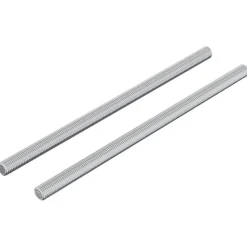 vidaXL Draadstaaf 2 pcs Zilver 6 x 120 mm Staal