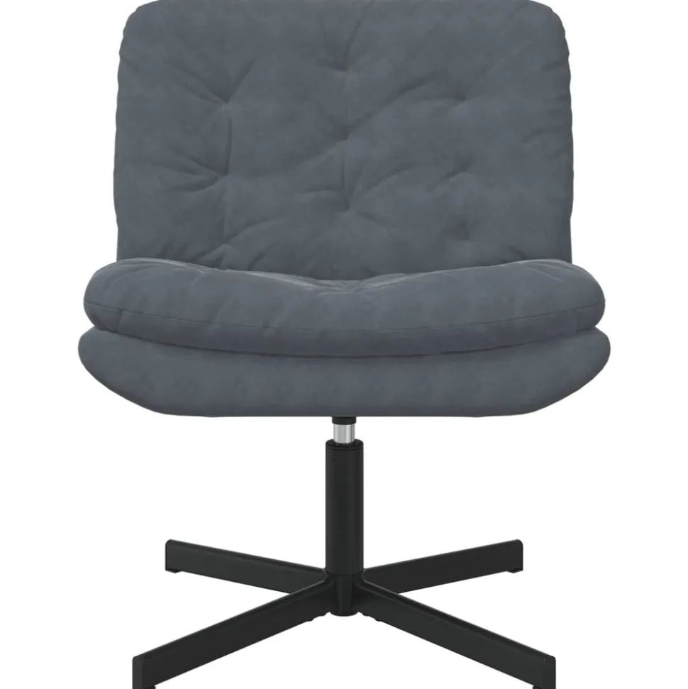 vidaXL Draaibare Relaxstoel Donkergrijs 63 x 75 x 76 cm Fluweel