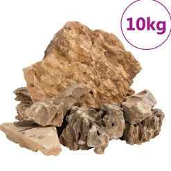 vidaXL Drakenstenen 10 kg 5-30 cm bruin