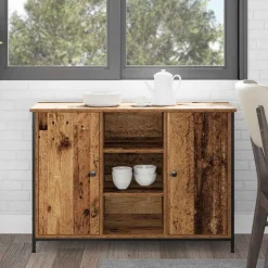 vidaXL Dressoir Oudhout 100 x 35 x 70 cm