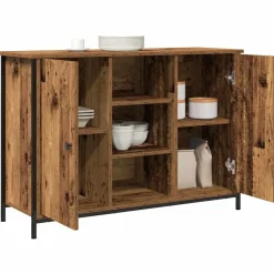 vidaXL Dressoir Oudhout 100 x 35 x 70 cm