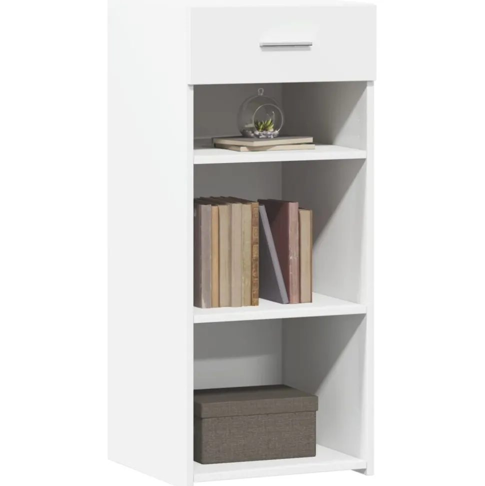 vidaXL Dressoir 40x42,5x93 cm bewerkt hout wit