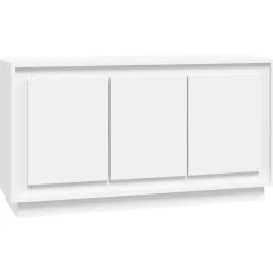 vidaXL Dressoir 102x35x55 cm bewerkt hout wit
