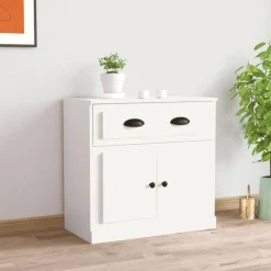 vidaXL Dressoir 70x35,5x67,5 cm bewerkt hout wit