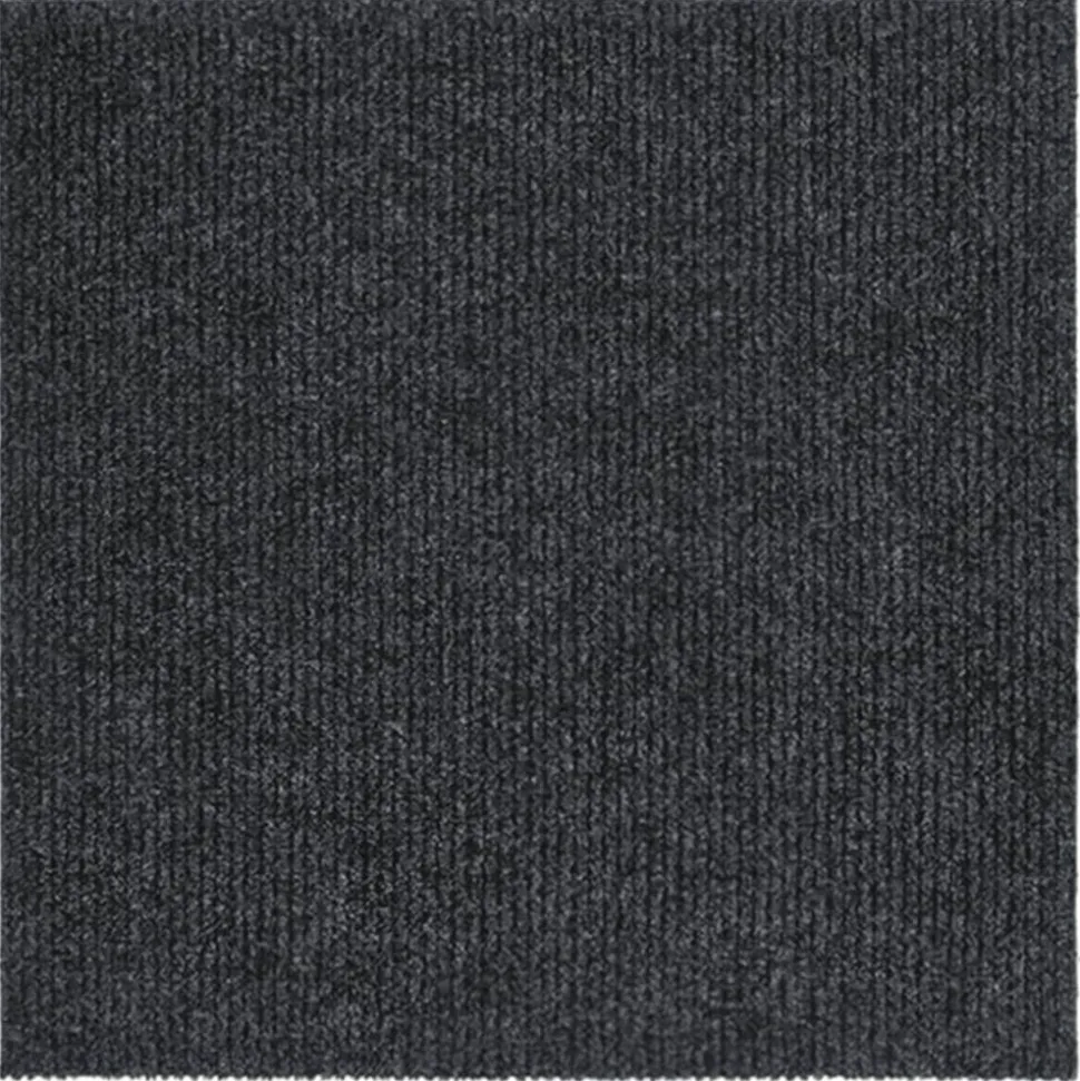 vidaXL Droogloopmat 100x100 cm antracietkleurig