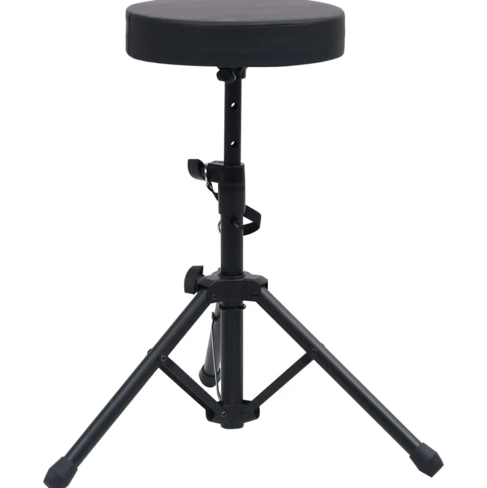 vidaXL Drumkruk verstelbaar rond zwart