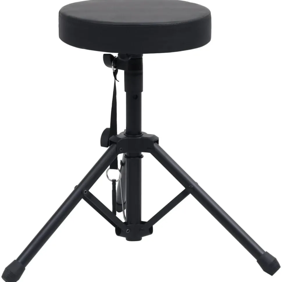 vidaXL Drumkruk verstelbaar rond zwart