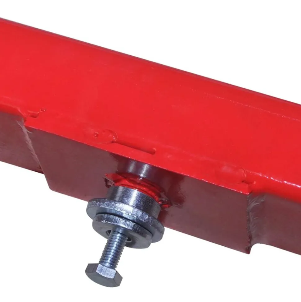 vidaXL Dwarsbalk adapter 2 ton rood