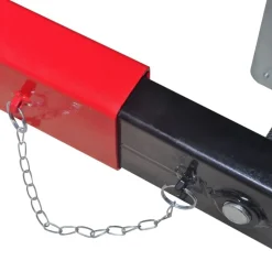 vidaXL Dwarsbalk adapter 2 ton rood