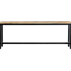 vidaXL Eetbank 120 cm massief ruw mangohout