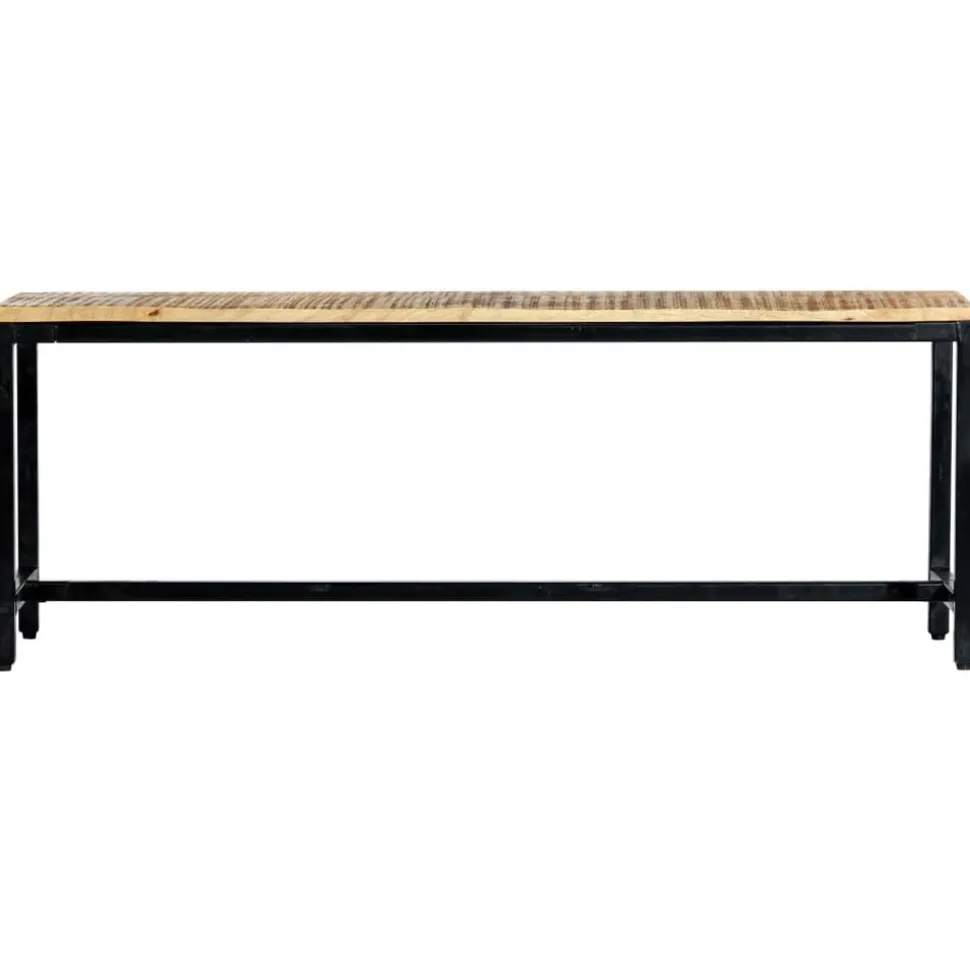 vidaXL Eetbank 120 cm massief ruw mangohout