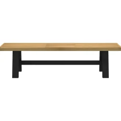 vidaXL Eetbank NOAIN A-vormige poten 180x40x45 cm massief hout