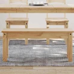 vidaXL Eetkamerbank PANAMA 105x30x45 cm massief grenenhout