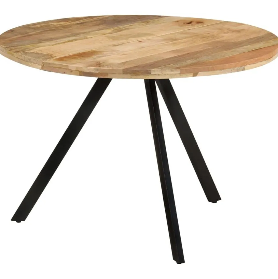 vidaXL Eettafel 110x75 cm massief mangohout